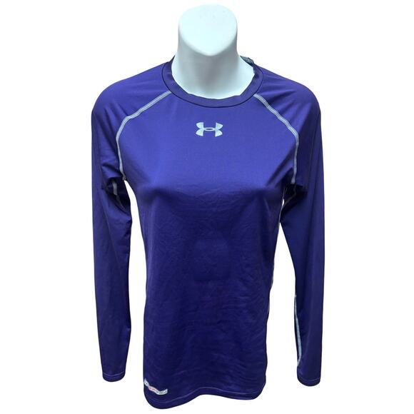 Under Armour  Compression Shirt - Women's Small HeatGear Long Sleeve Athleisure - Picture 1 of 11